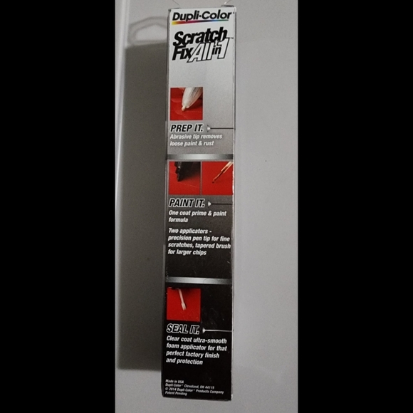 Dupli-Color scratch fix all in 1 GM black AGM 0592 paint repair pen NEW - Picture 3 of 3